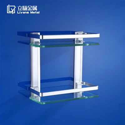 ชั้นวางกระจกสองชั้น