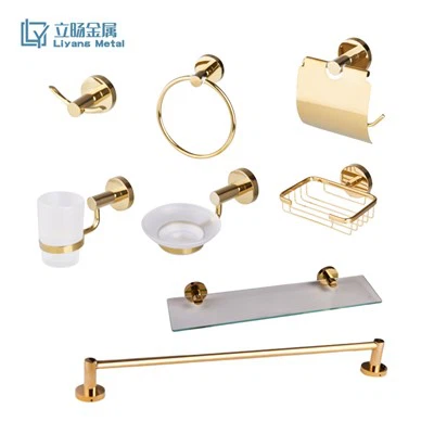 ชุดอุปกรณ์ห้องน้ำ Rose Gold